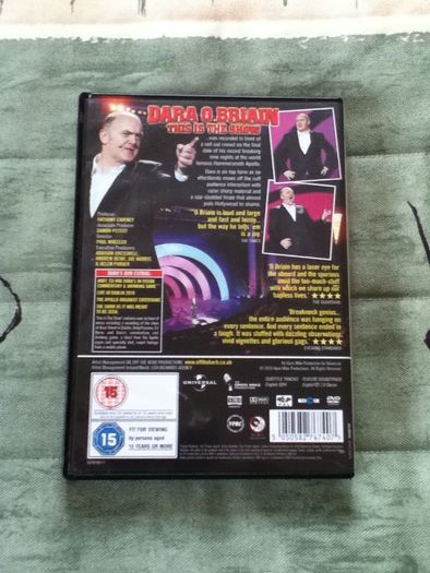 Dara O Briain This Is The Show Live Stand Up DVD