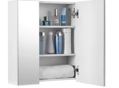 Mirror Cabinet 3 Door Bathroom Storage Cabinet