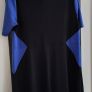 George black and royal blue stretchy A-line dress Sz 20UK - Bnwt Image 8