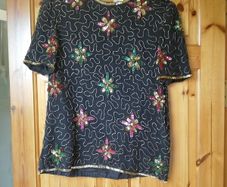 vintage sequin top
