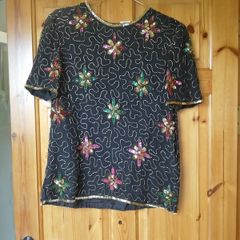 vintage sequin top
