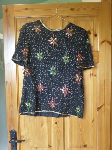 vintage sequin top