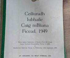Rare 1974 Meath GAA Silver Jubilee Programme.Signed by the Entire 1949 All-Ireland Winning Team