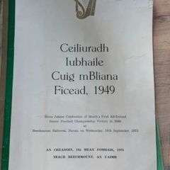 Rare 1974 Meath GAA Silver Jubilee Programme.Signed by the Entire 1949 All-Ireland Winning Team