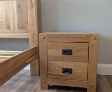 Solid Oak Bedside Locker