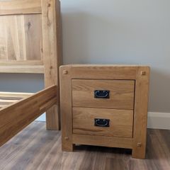 Solid Oak Bedside Locker