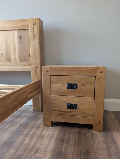 Solid Oak Bedside Locker