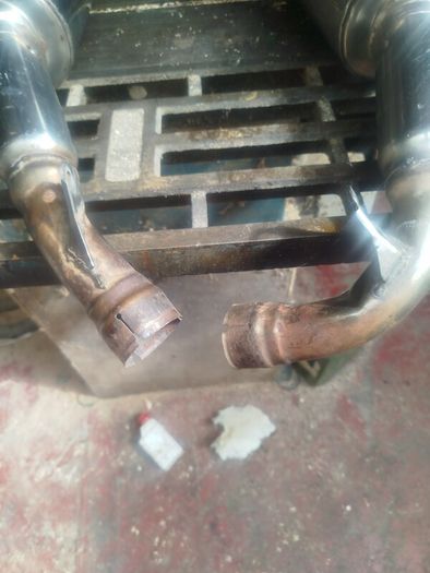 honda vtr1000 Firestorm exhaust