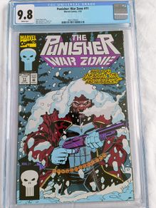 Punisher War Zone Issue 11 CBCS / CGC 9.8 Certified Graded Comic Framed  DC Marvel