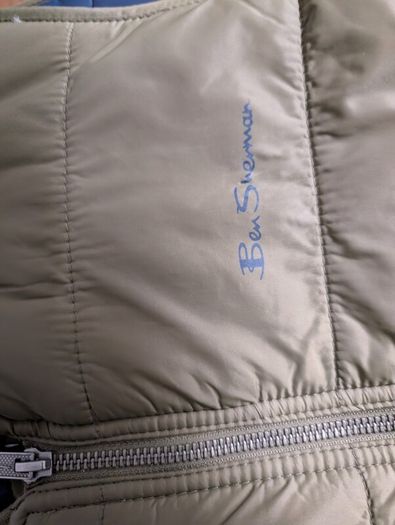 men's gilet small green