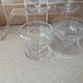 6Footed Cut Crystal Desert/ cocktail Bowls Image 2