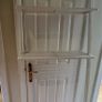 White wooden bathroom storage unit Image 5