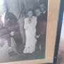 Vintage framed photo of lady kissing religious leader's ring, D18 post 10e Image 4