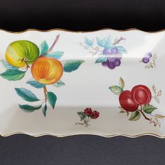 A Vintage Aynsley Georgian Fruit Pattern Fine Bone China Serving Tray