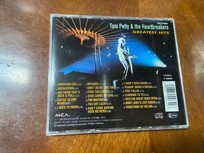 Tom Petty & The Heartbreakers Greatest Hits CD