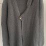 grey cardigan zara size large wool & cashmere Image 5