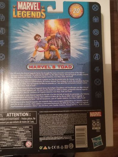 Marvel Legends: Marvel's Toad 20th Ann