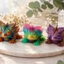Handmade Iridescent Resin Dragon Figurine Image 7