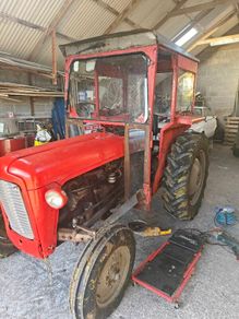 Massey 35 cab and wheels
