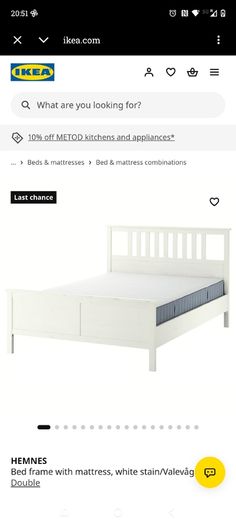 Double IKEA bed