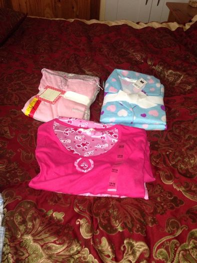 For sale 4 sets of pjs
