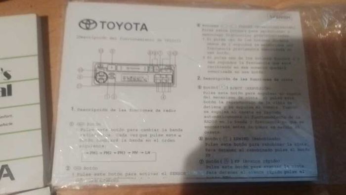 Toyota Corolla E11 Owner's Manual Handbooks & Wallet