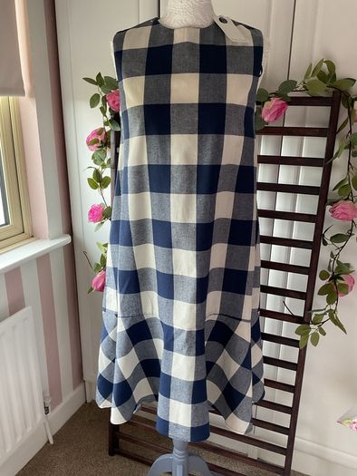 dress Bnwt paise asymmetrical gingham check dress size 10