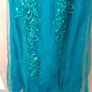 REDUCED - Unique Colour and Style - Never Worn Size 6/8 Aqua Green/Blue/Turquoise Debs/Occasion Dress from So Amazing Image 6