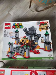 SUper Mario bros lego Bowser Castle Boss Battle