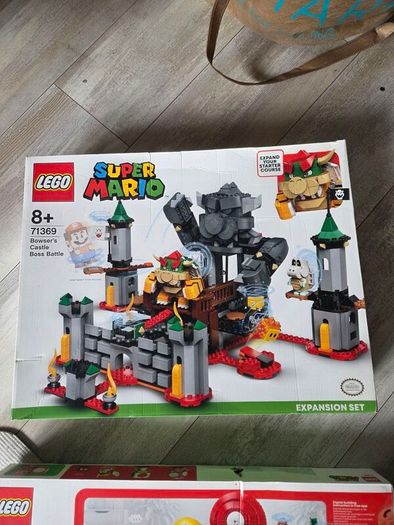 SUper Mario bros lego Bowser Castle Boss Battle