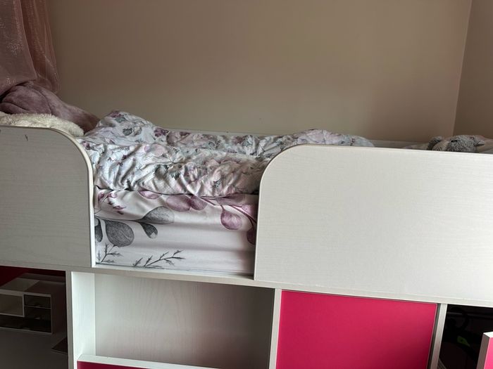 High sleeper bed with storage