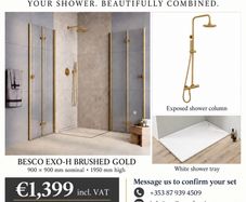 Shower Set Gold