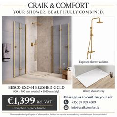 Shower Set Gold