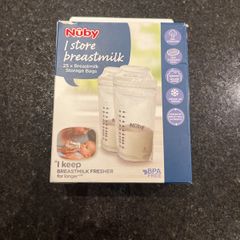 nuby breastmilk storage bags