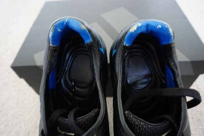 Football Boots Nike Total 90 Laser I Black/Blue (2007) Size 8.5UK FG