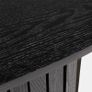 Black Console Table, Wooden Console Tables for Hallway Slim Madison Ribbed Wood Frame Display Table for Living Room Entryway Small Spaces Decorative Sofa Tables Image 5