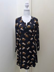 Bimba Y Lola animal print tea-dress