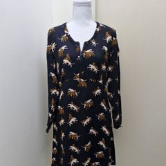 Bimba Y Lola animal print tea-dress