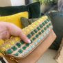 Fossil leather clutch bag. Unique sample bag Image 3