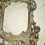 Beautiful Pair of Antique Art Nouveau Beatrice Bronzed Photo Frames Cherub Postage Available or Collection Image 6