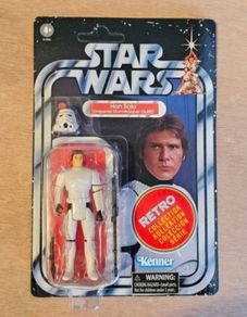 Star Wars Han Solo Stormtrooper Disguise 3.75 " Scale (Unpunctured) From The New Retro Collection New & Unopened