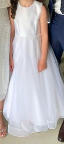 Communion Dress - KoKo Sleeveless Satin