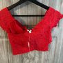 BNWT River Island Red Crop Top Image 4