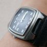 Vintage RIP CURL Men's Black Leather Band. Quartz, Water Resistant Watch.100M/330FT (Fresh battery, works well) Image 8