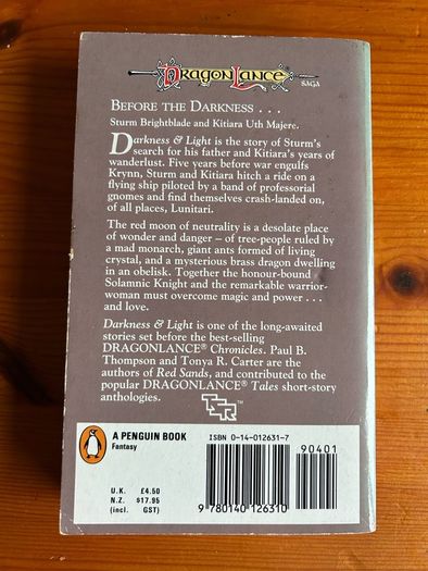 Fantasy book:'Dragonlance. Preludes' trilogy
