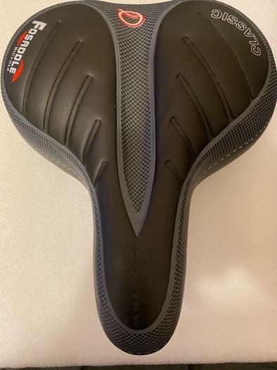 Comfortable Wide Big Bum Bike Bicycle Gel Cruiser Extra Sporty Soft Pad Saddle Seat Suitable for Any Type of Bike