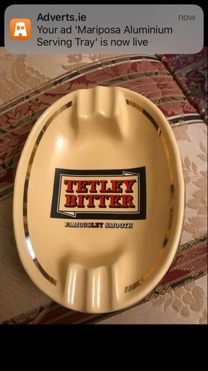 Large Tetley Bitter Ashtray