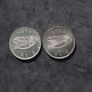 Ireland Millennium and Stag One Pound Coins - 2000, Circulated Image 2