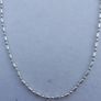 Vintage Sterling Silver 925 Tube and bead chain , Silver necklace , Minimalist jewelry, length 20" - 2,86g Image 5