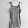 New Dunnes Stores Grey Marl Longline Vest Tank Top Image 2